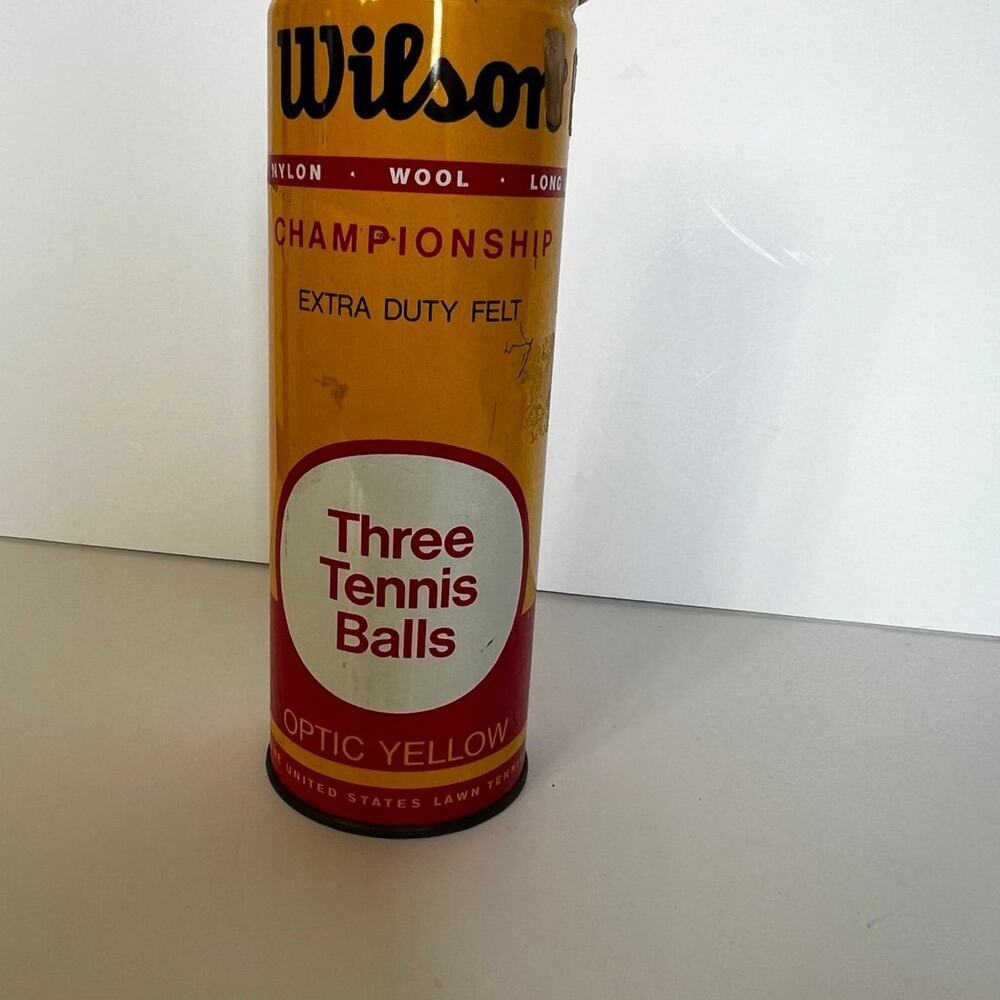 Vintage WILSON metal container with lid